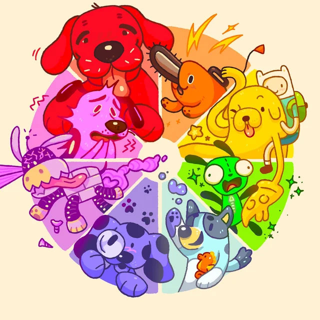 Colorful Canine Comfort: How Colors Impact Dogs and Their Owners