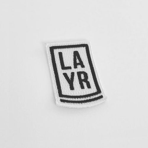 LAYR Logo Dog Iron On Patch